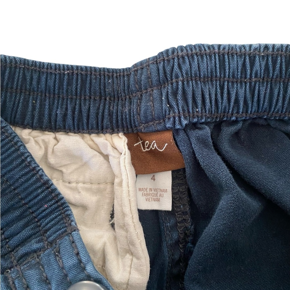 Tea Collection Sailor Shorts‎ Girls Size 4 Classic Preppy Nautical - Picture 3 of 6